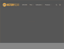 Tablet Screenshot of historygear.com